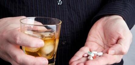 Alkohola digestio okerraren arrazoi gisa